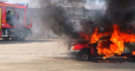 Bilbränder -  hur får du ersättning i samband med bilbrand?